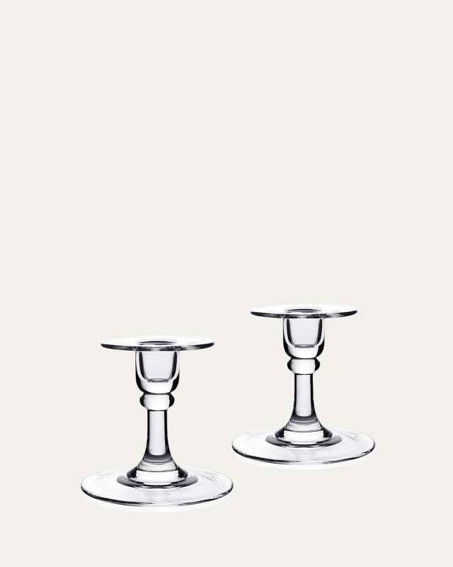 Classic Candlestick Holder Pair